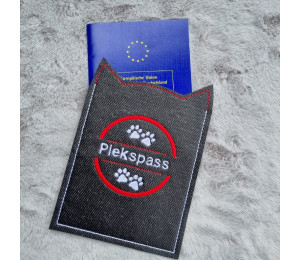 Stickserie ITH - Impfpasshülle Katzenkopf Ohren - 11 Motive Katze in 4 Varianten inkl. Blanko